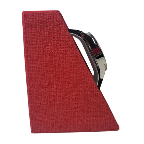 MZ Berger Snowman Watch Blue Dot Band Round Christmas Winter Holiday Unisex NEW - Picture 7 of 10